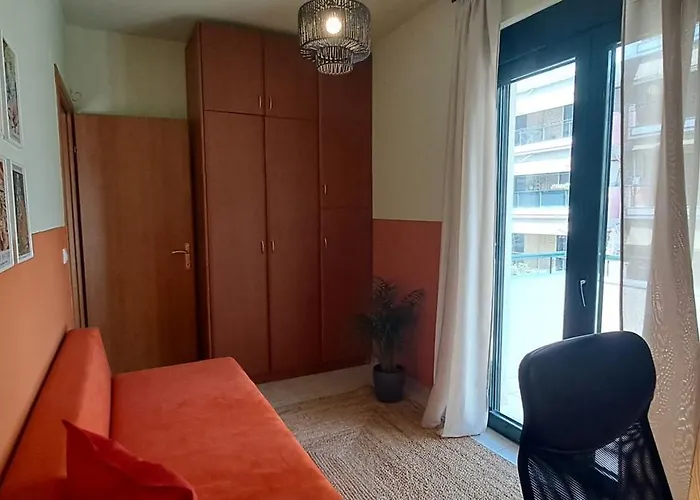 Thearetsouplace, Elegance Apartment, 200m From The Sea With Parking, 1g Wifi, Cosmote Tv * Soluň